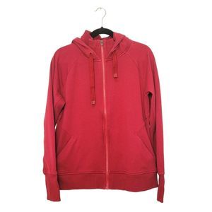 Athleta Red Zip Up Sweatshirt